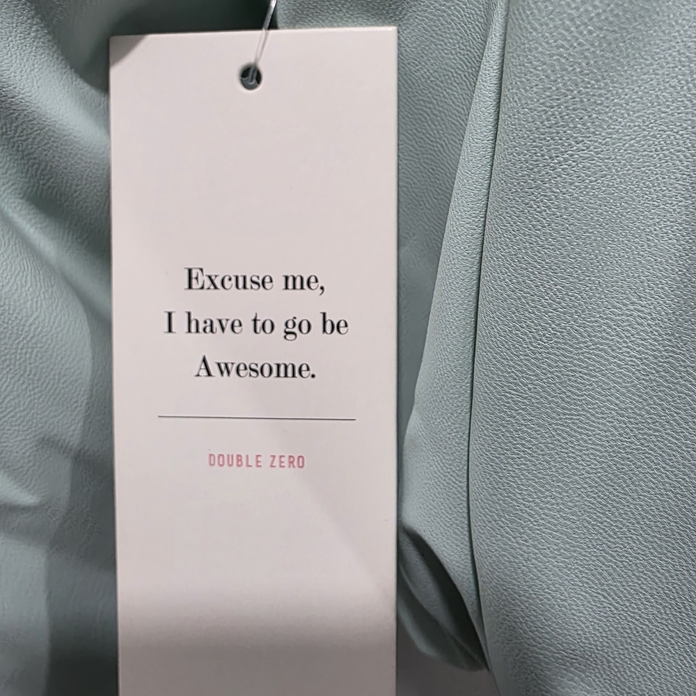 Double Zero Light Green Puffer Jacket - image 4